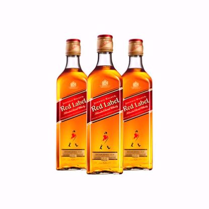 WHISKY Johnnie Walker Pack 3 Unid. Red Label 750cc